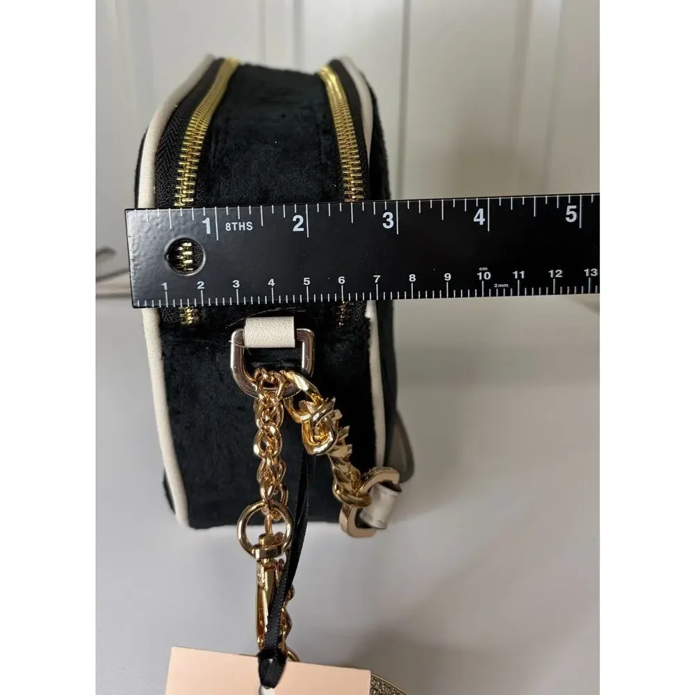 Scottie Dogs Camera Xbody Juicy Couture Crossbody Purse Black and White - NWT - Picture 8 of 16